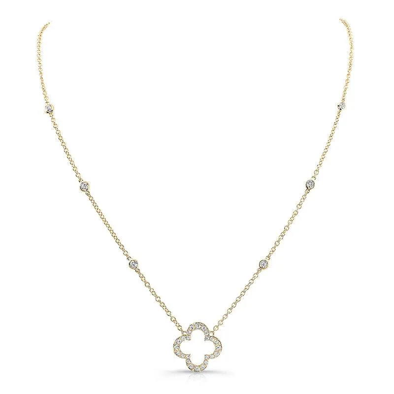 0.70ctw Diamond Necklace, Yellow Gold