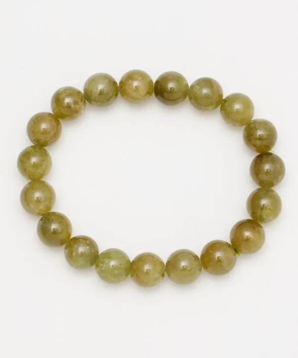 10mm Green Garnet Bracelet