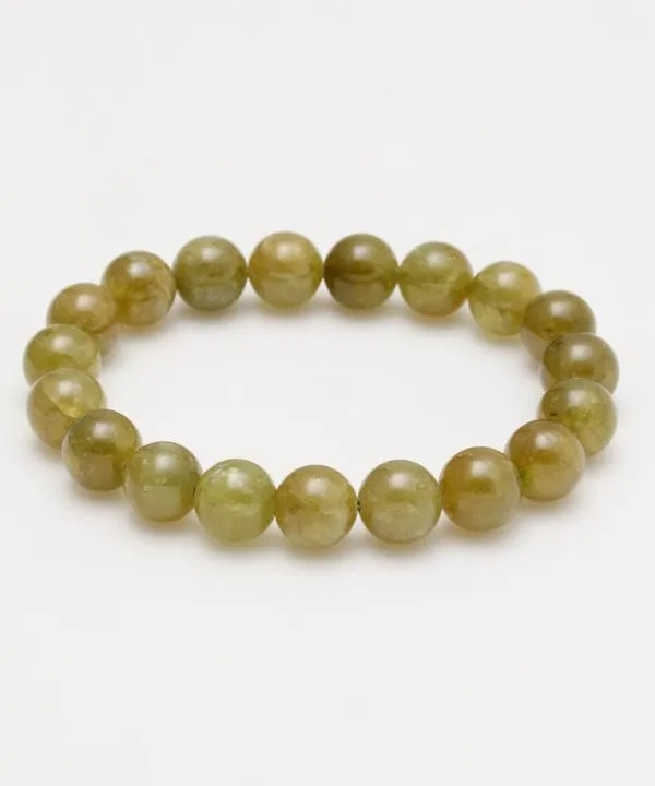 10mm Green Garnet Bracelet