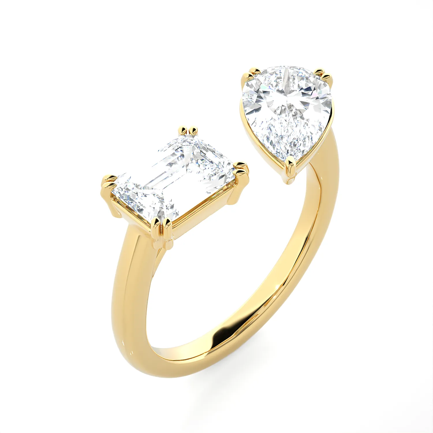 3 1/5 ctw Multi-Shape Lab Grown Diamond Ring