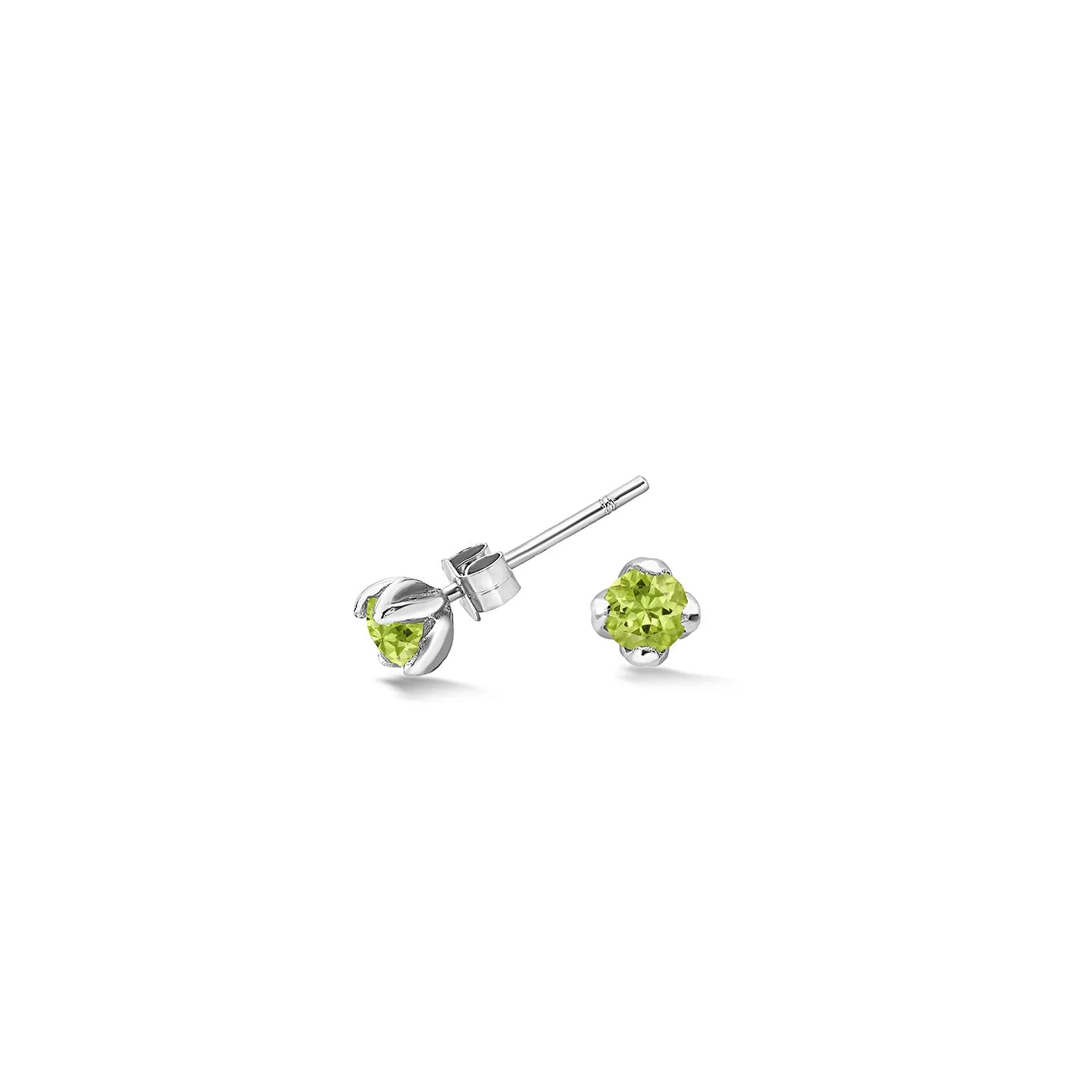 4mm Peridot Orissa Studs