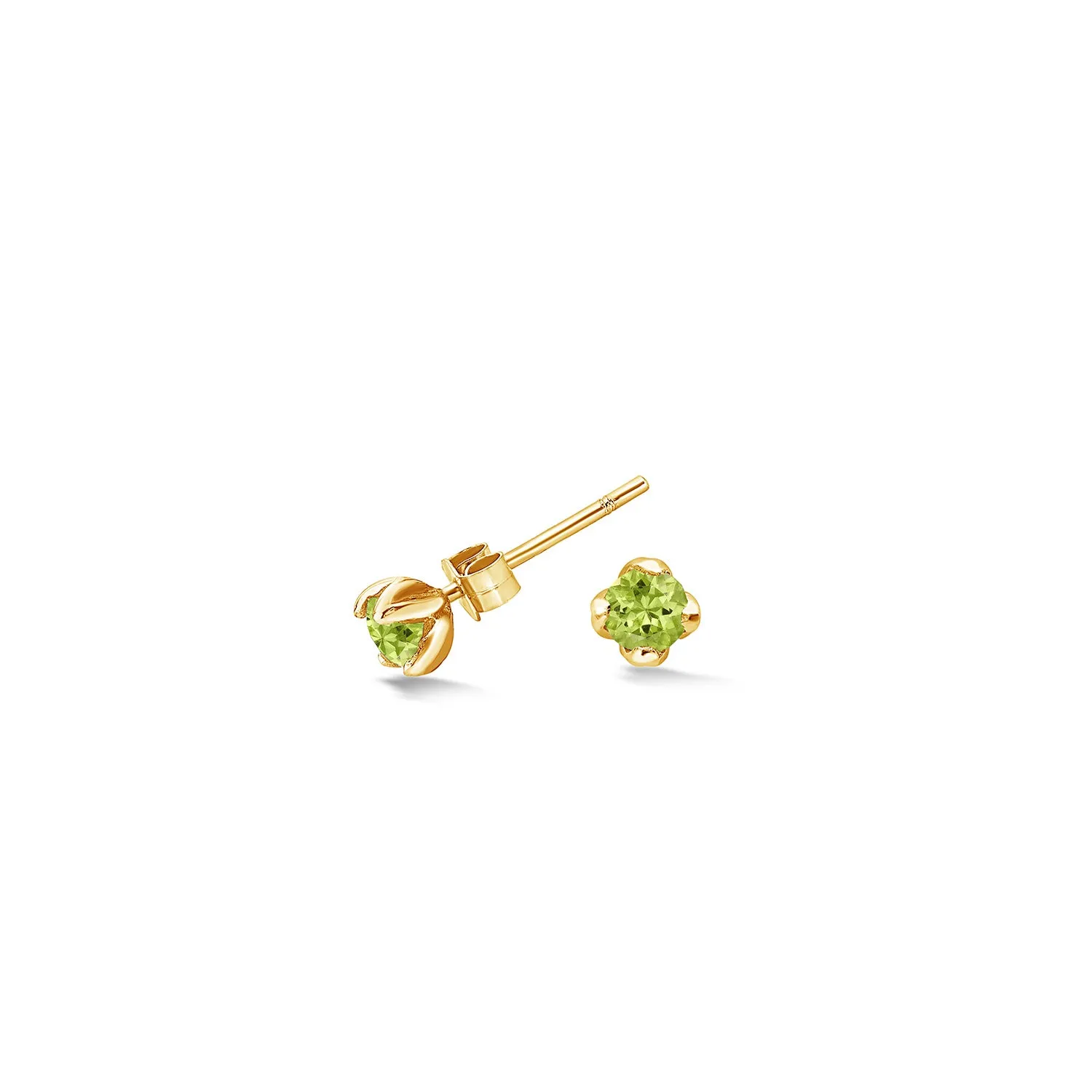 4mm Peridot Orissa Studs