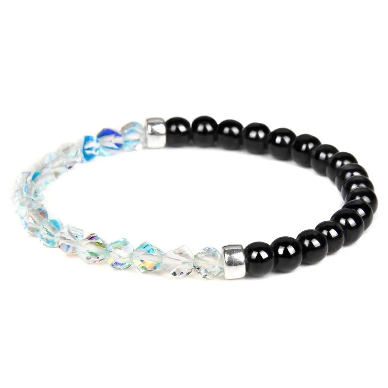 6m Faceted Artificial Moonstone Ladies Bracelet