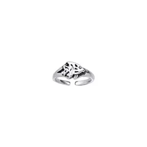 A simple pleasure on the warm waters ~ Sterling Silver Jewelry Toe Ring TR3718