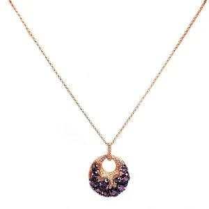 Amethyst and Diamond Necklace