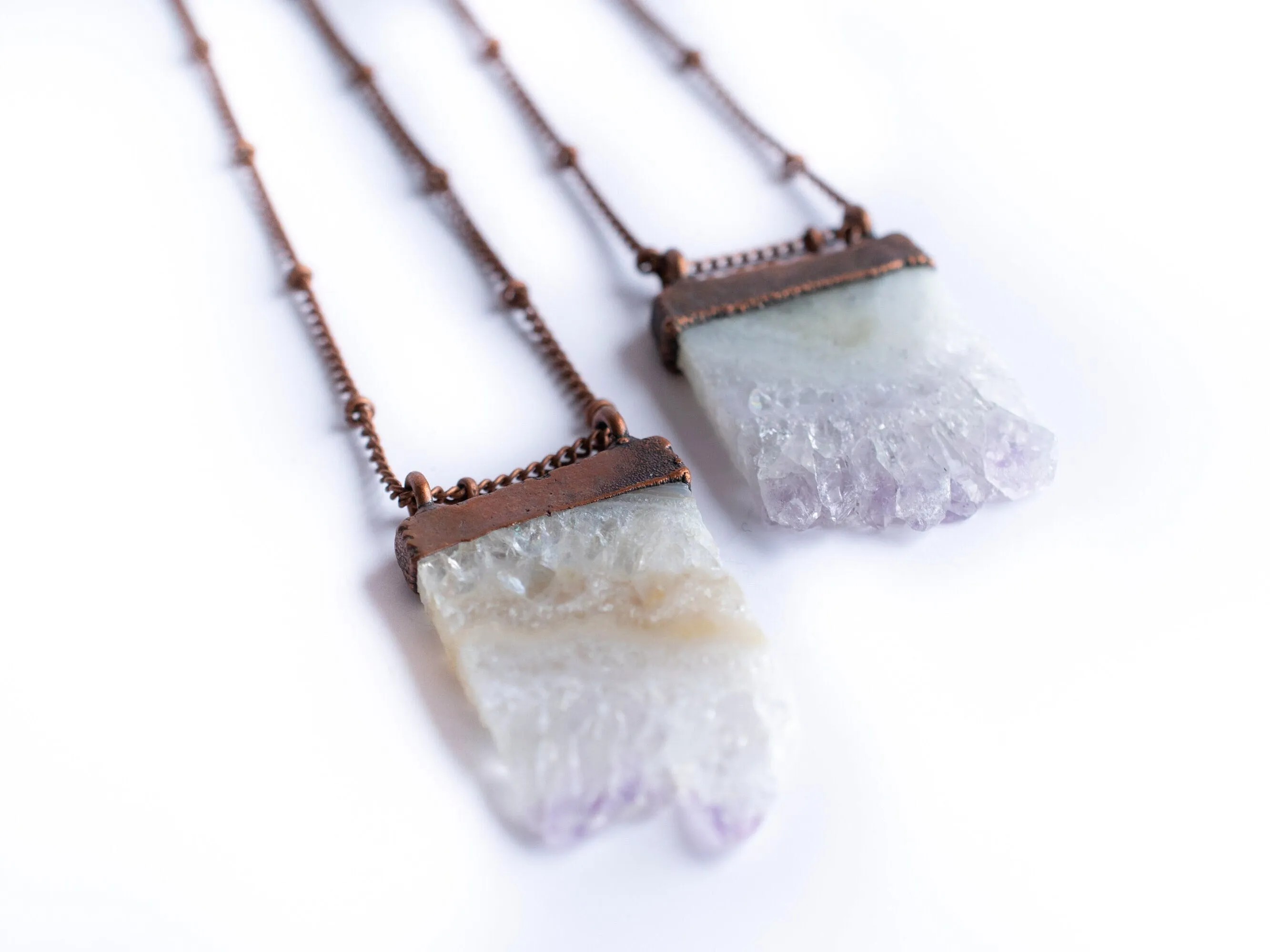 Amethyst crystal necklace | Amethyst necklace