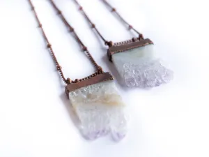 Amethyst crystal necklace | Amethyst necklace