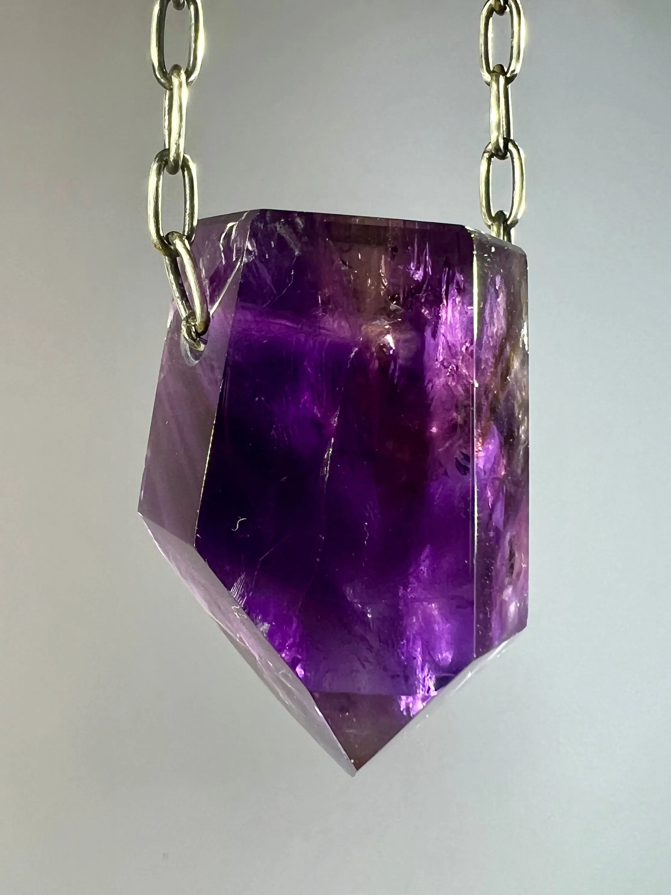 Amethyst Crystal Necklace