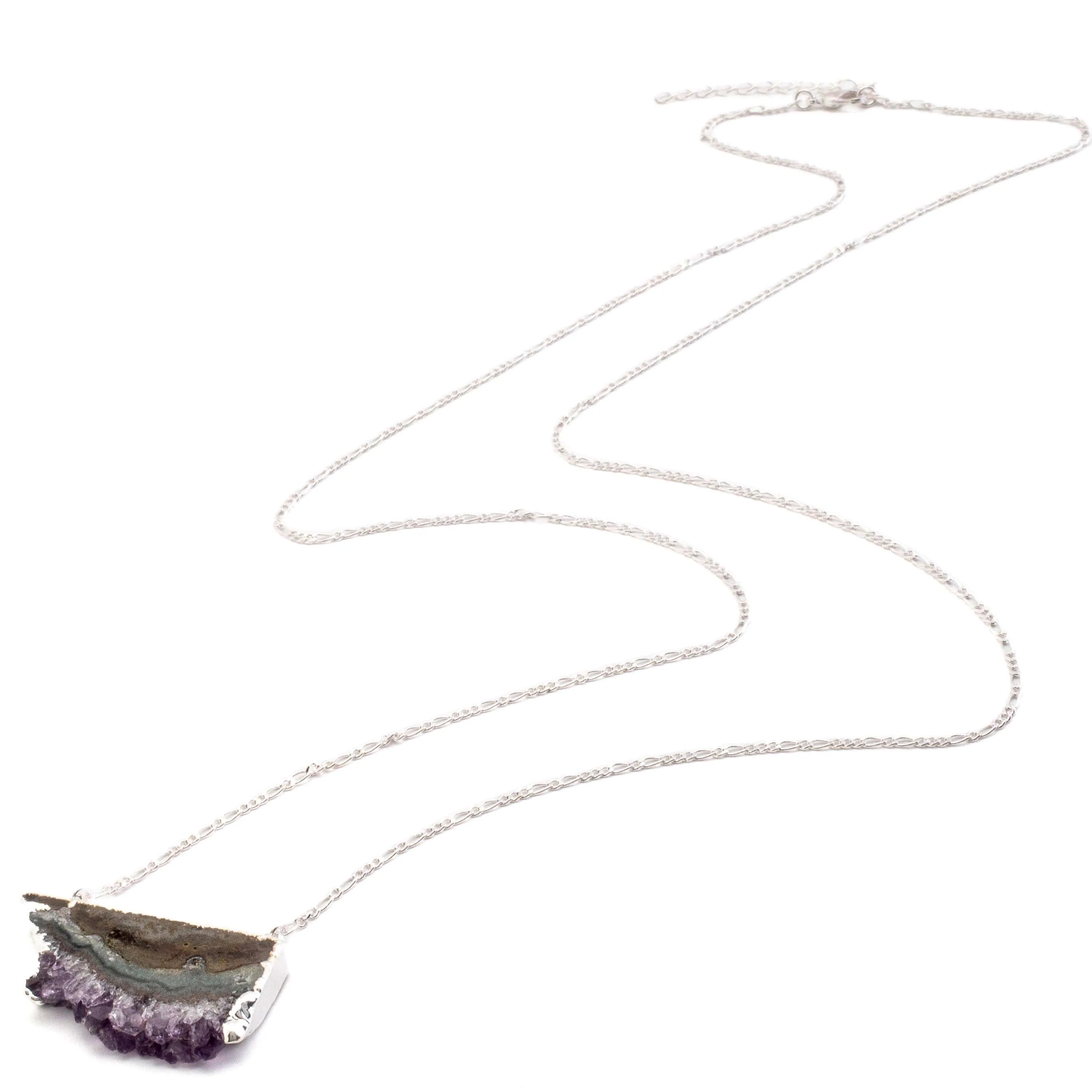 Amethyst Slice Necklace