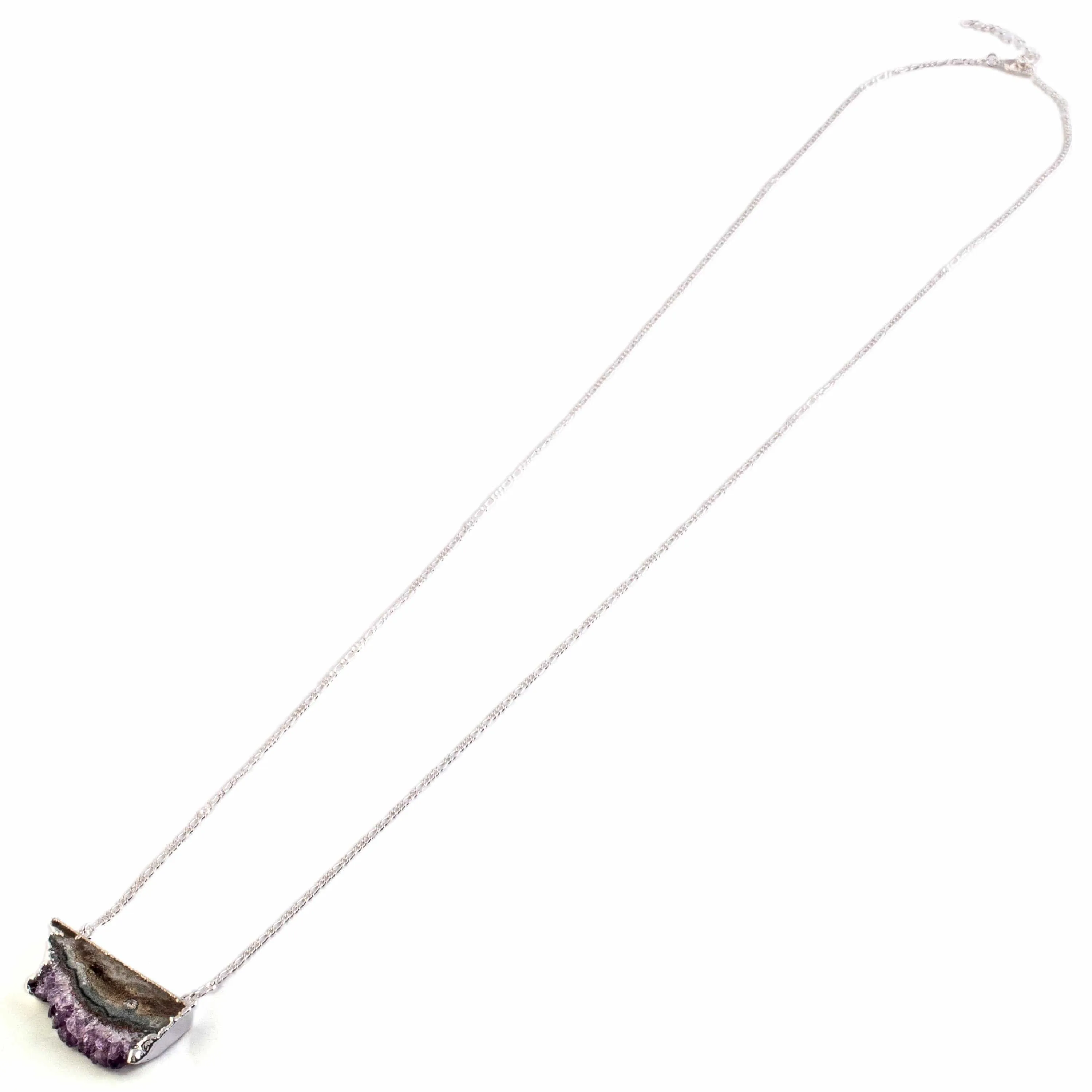 Amethyst Slice Necklace