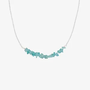 Aquamarine Chip Choker