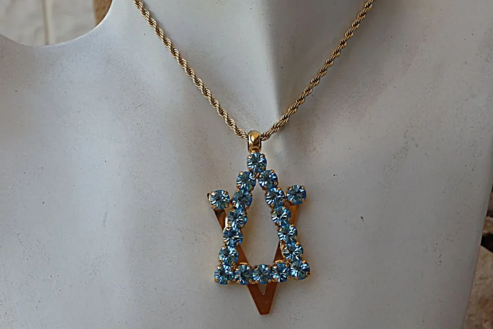 Art jewish necklace