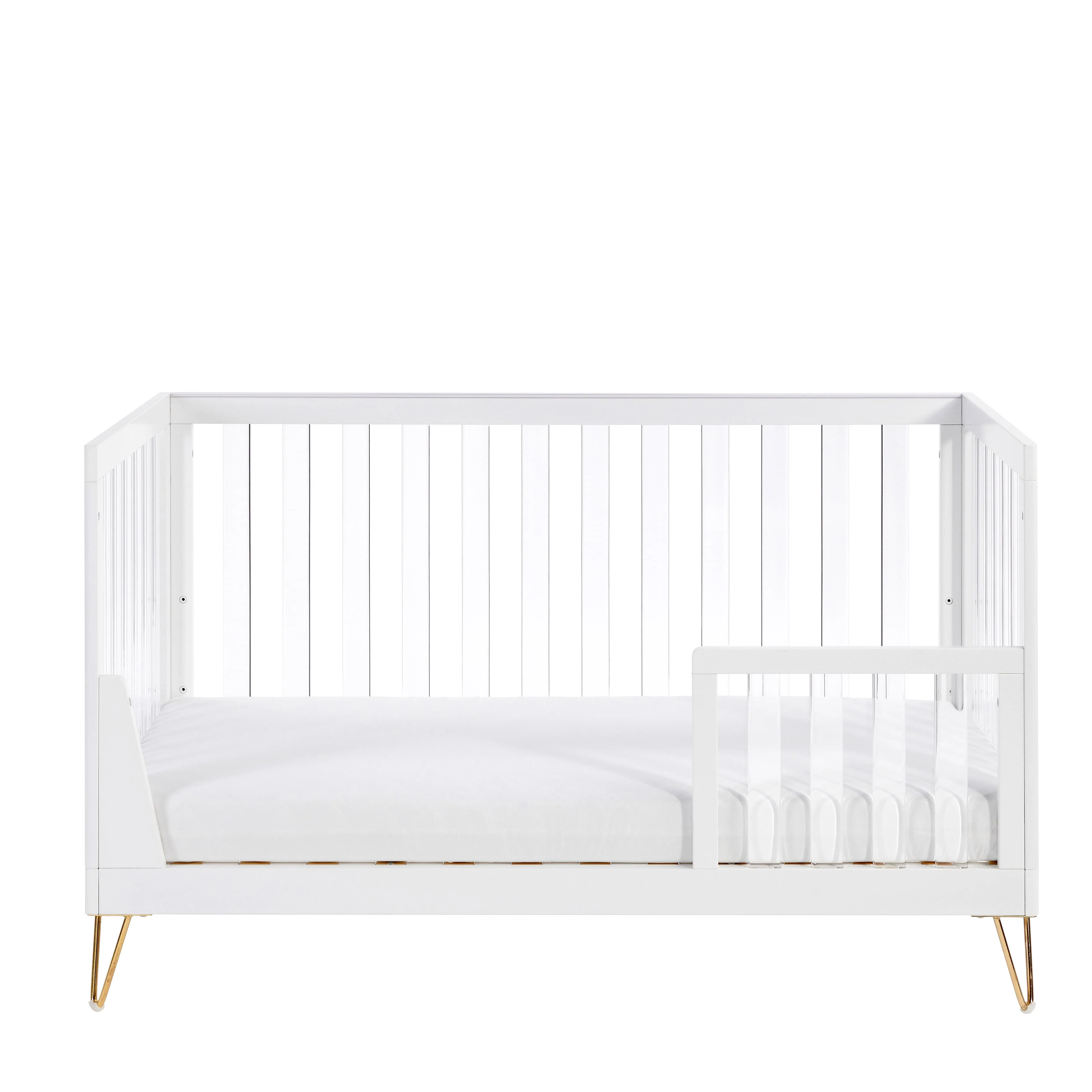 Babymore Kimi XL Cot Bed - Acrylic