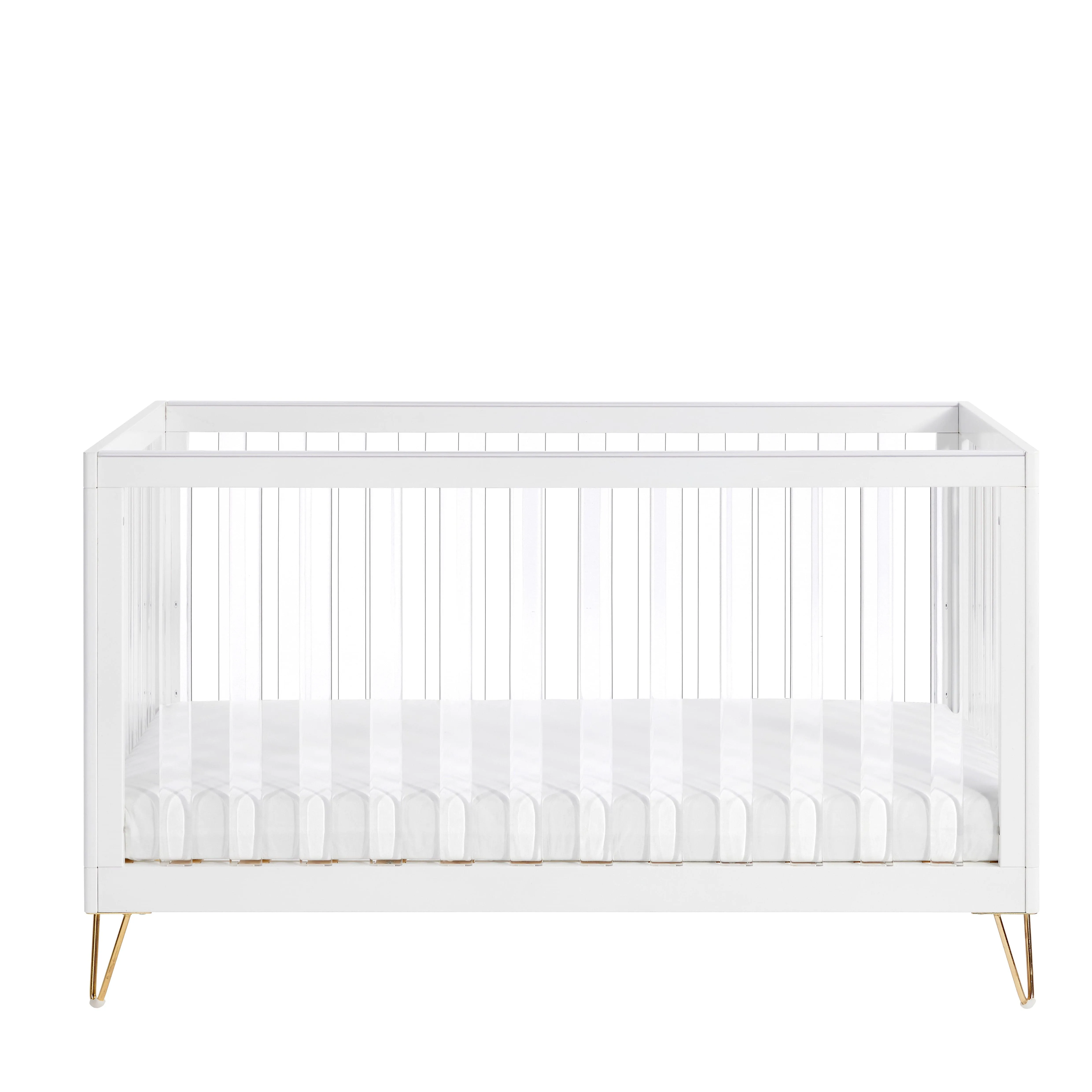 Babymore Kimi XL Cot Bed - Acrylic