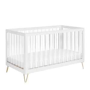 Babymore Kimi XL Cot Bed - Acrylic