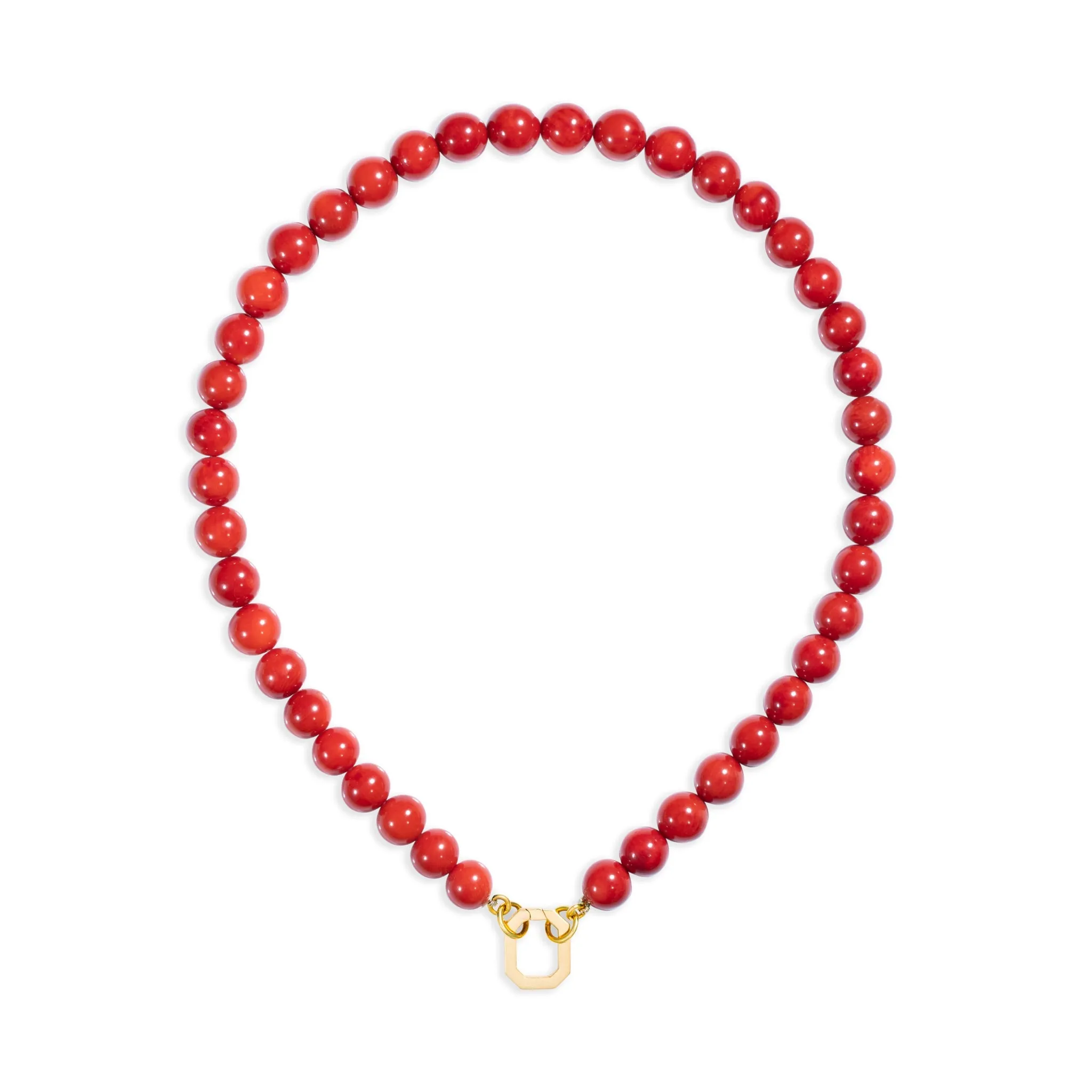 Beaded Gemstone Necklace with Enhancer Clasp