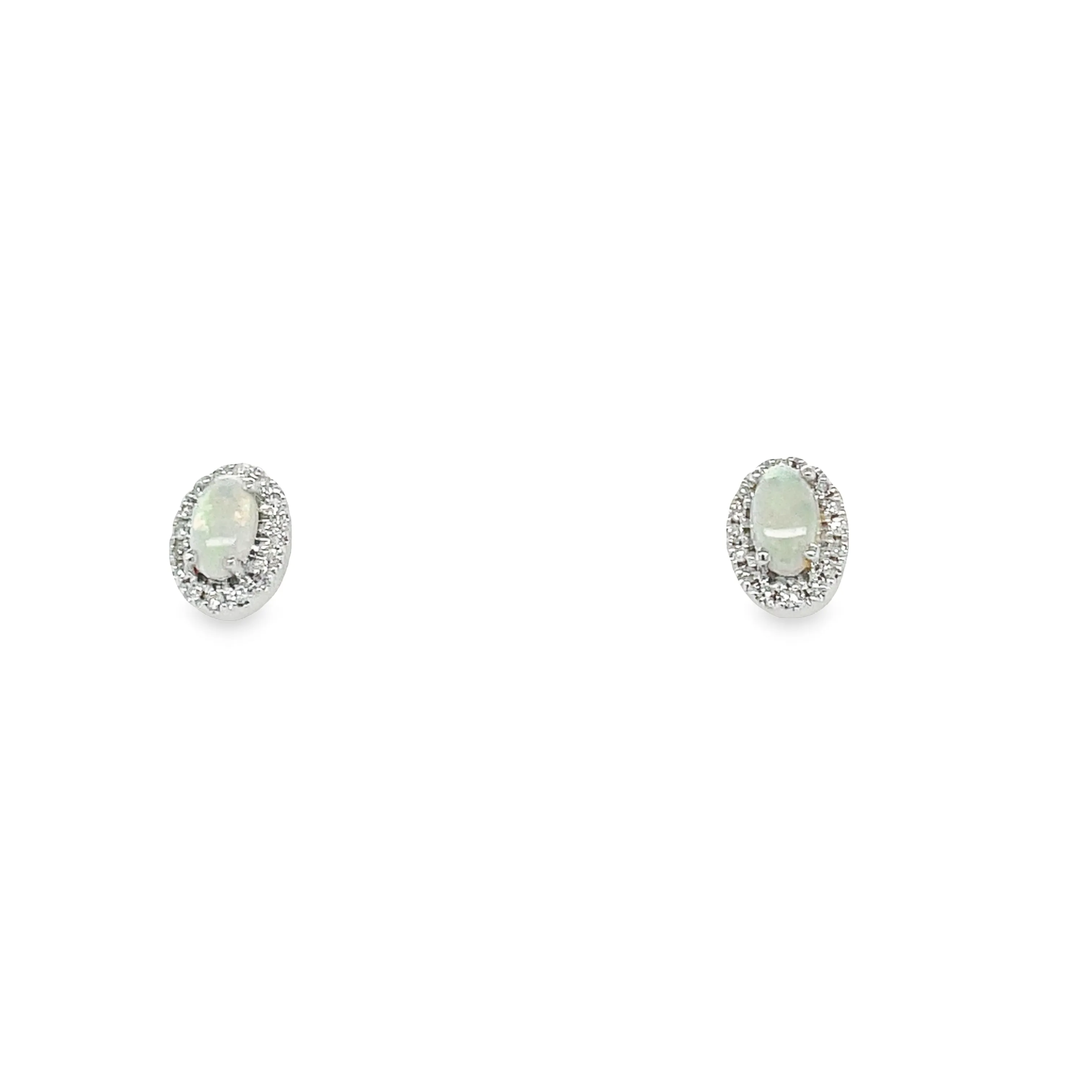 Birthstone and Diamond Earrings