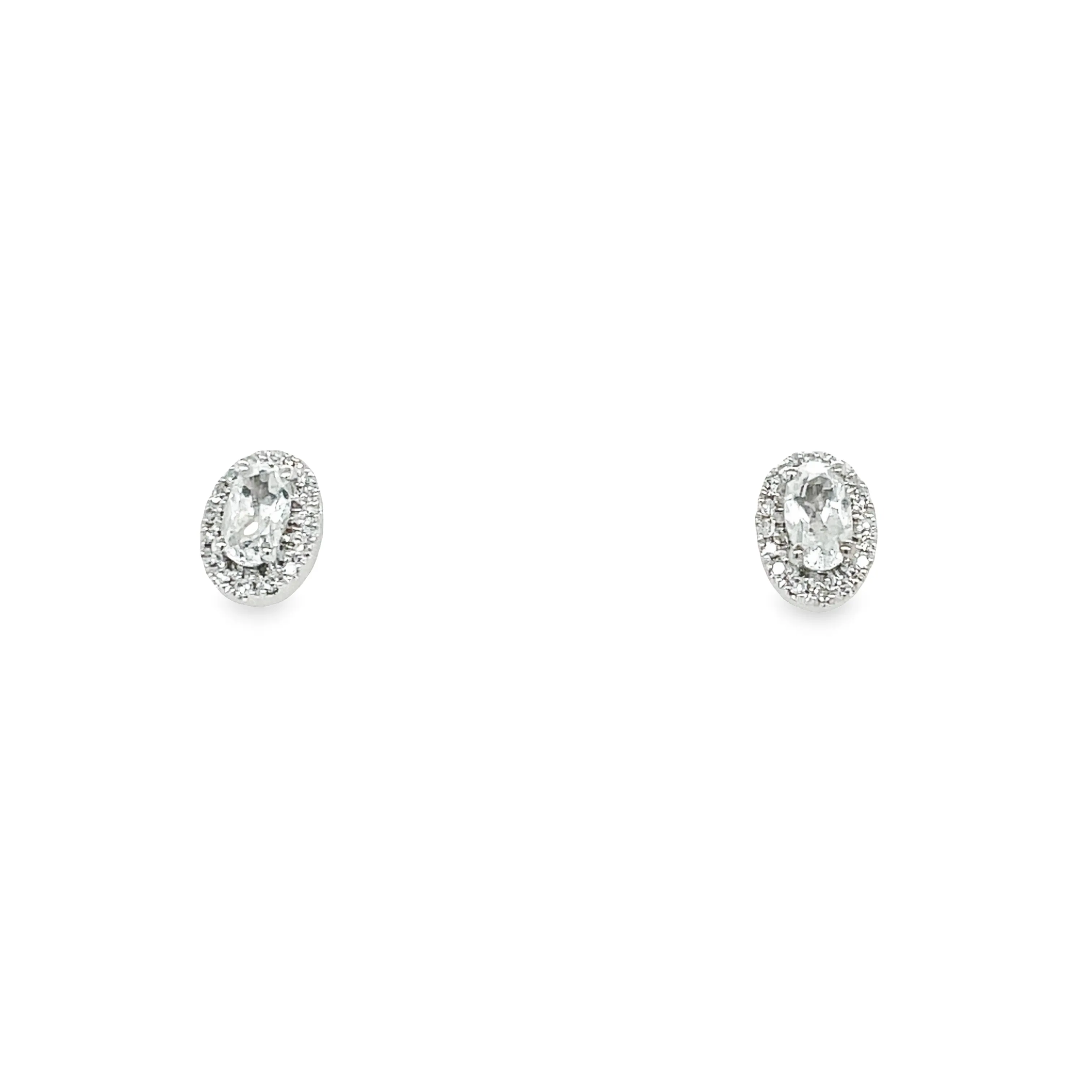 Birthstone and Diamond Earrings