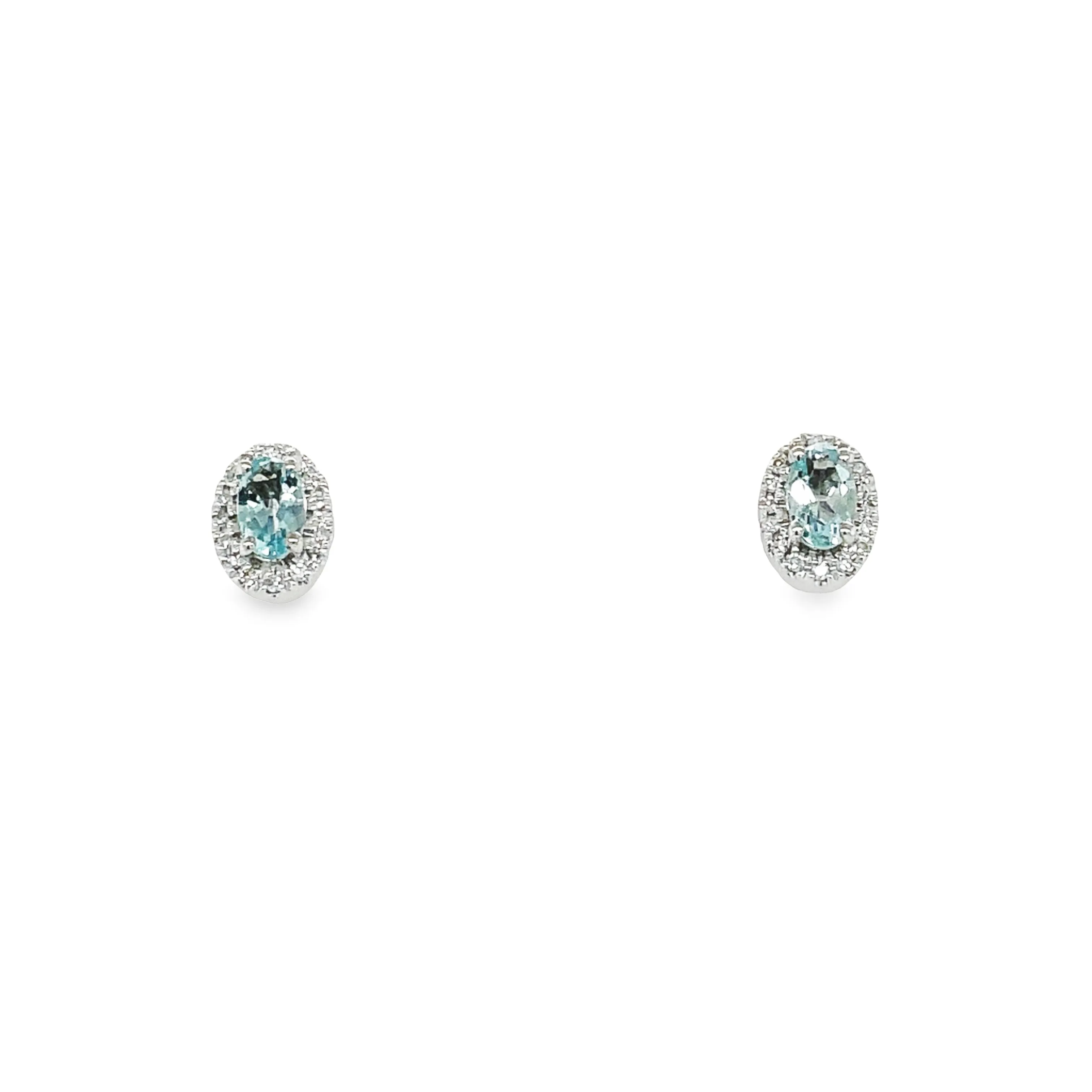 Birthstone and Diamond Earrings