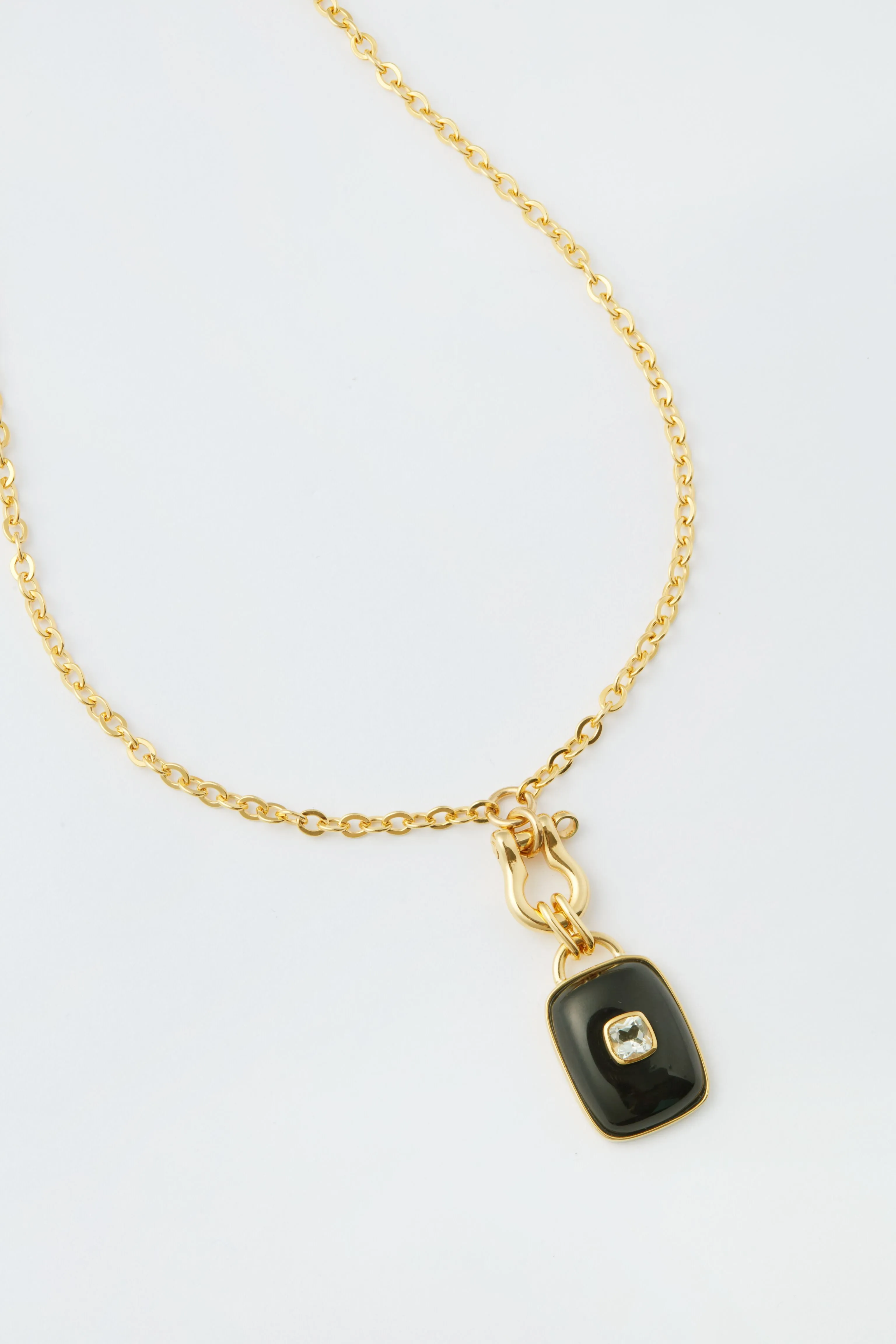 Black Ancient City Necklace