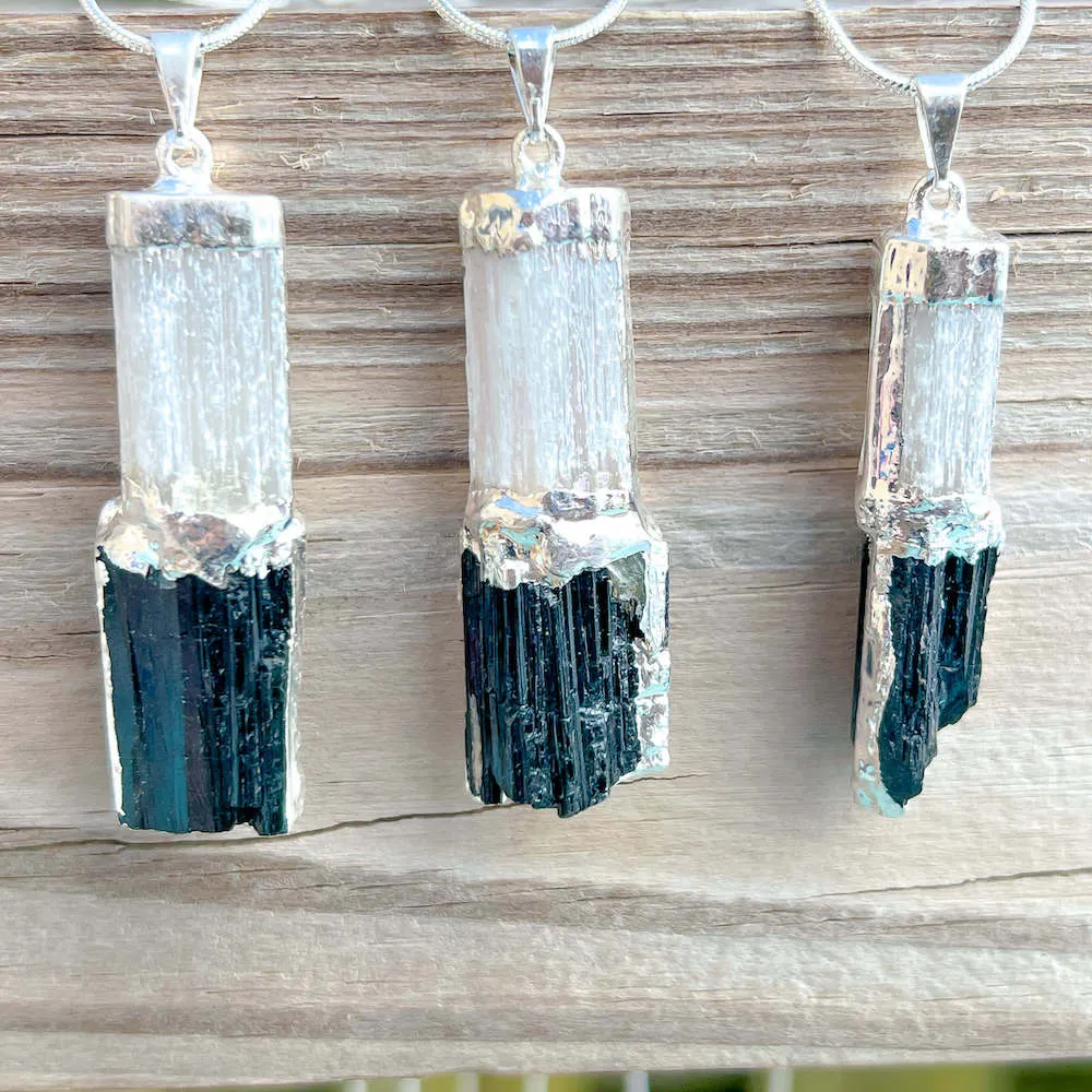 Black Tourmaline Pendant Necklace