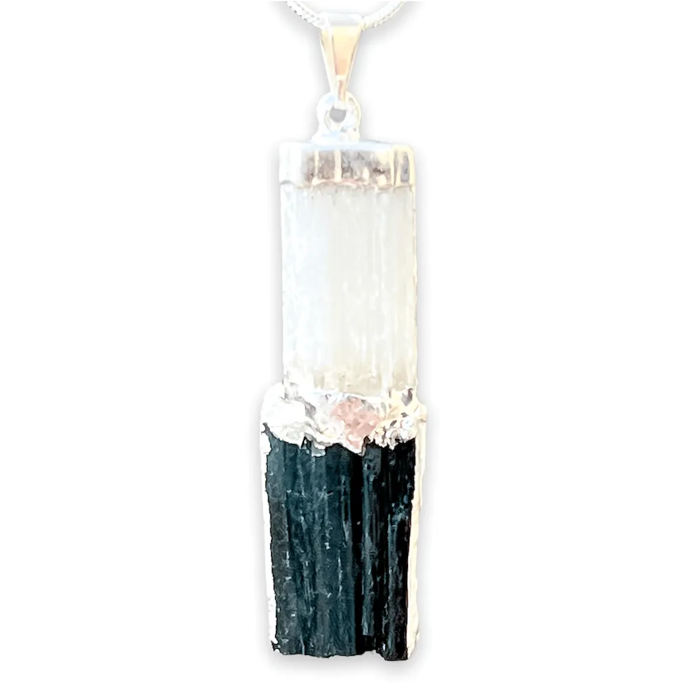 Black Tourmaline Pendant Necklace