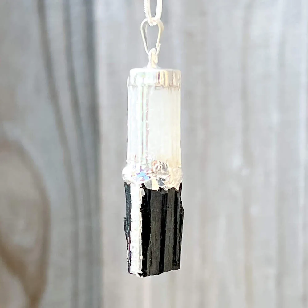 Black Tourmaline Pendant Necklace