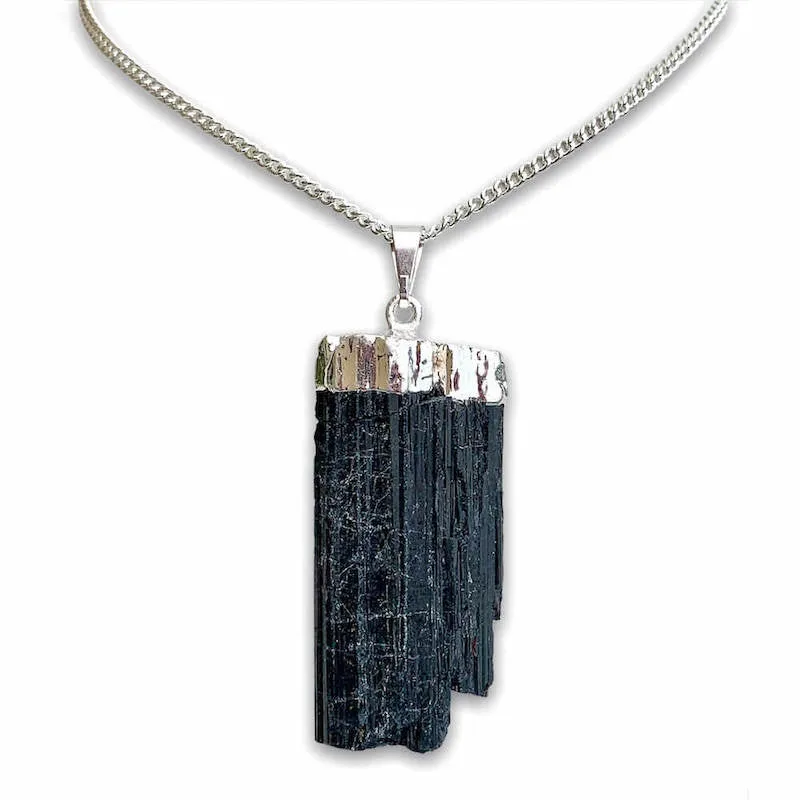 Black Tourmaline Pendant Necklace