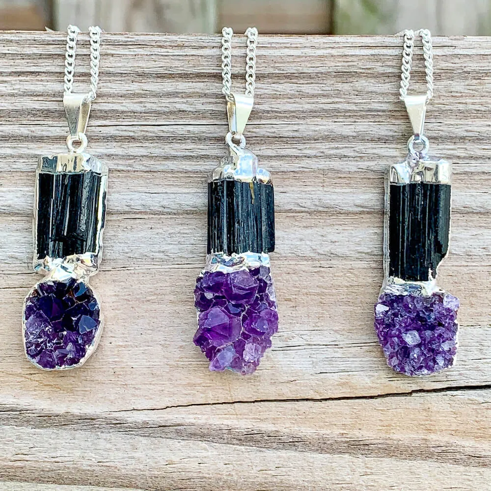 Black Tourmaline Pendant Necklace