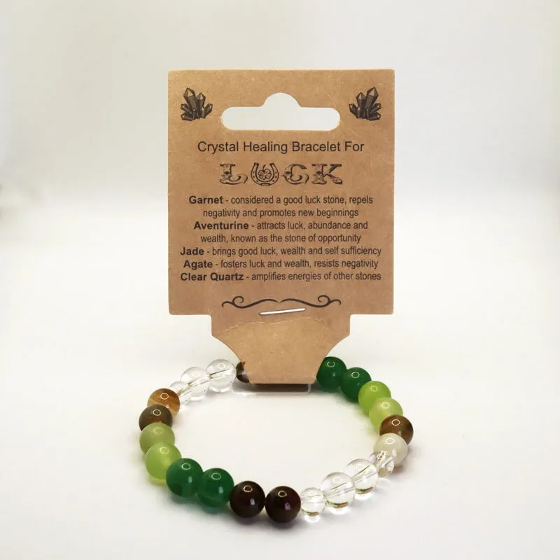 Bracelet Crystal Healing Luck