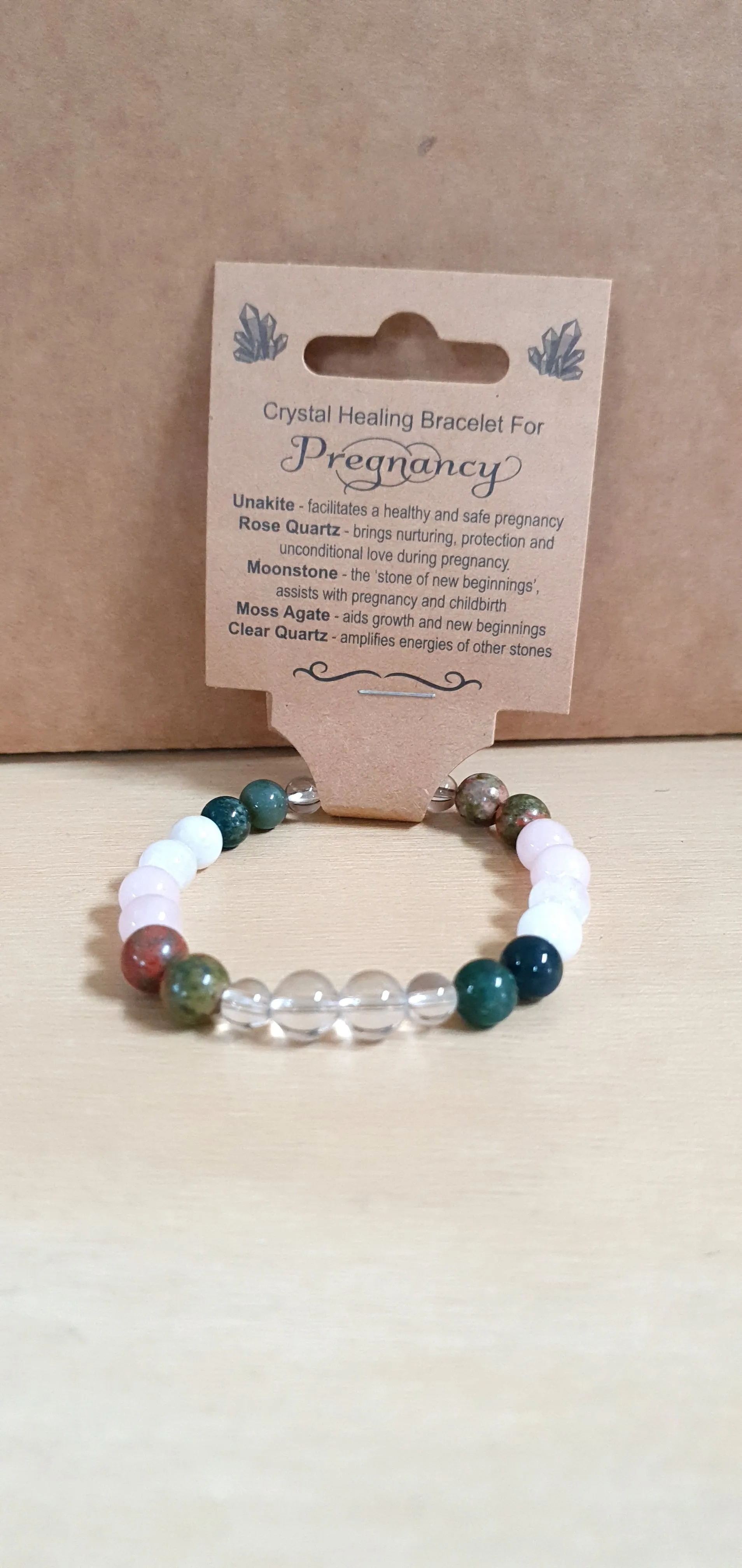 Bracelet Crystal Healing Pregnancy