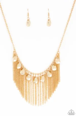 Bragging Rights Gold Necklace - Paparazzi Accessories