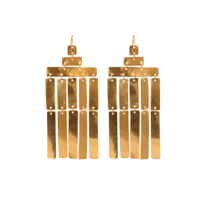 Brass Chandelier Earrings