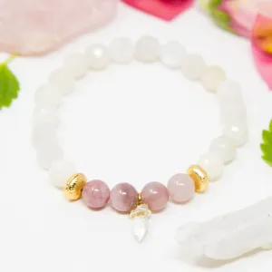 Calm Tiny Crystal Mala Bracelet