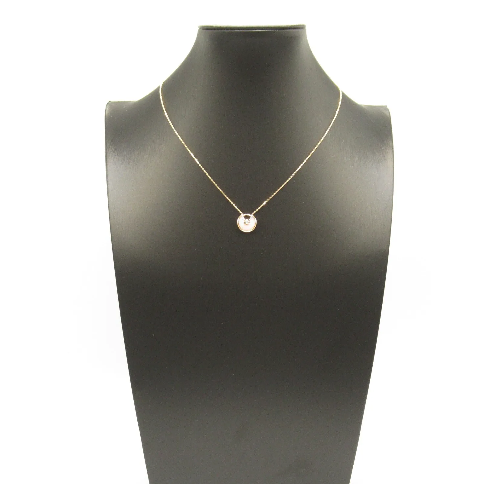 Cartier Opal Diamond Necklace K18PG Pink Gold