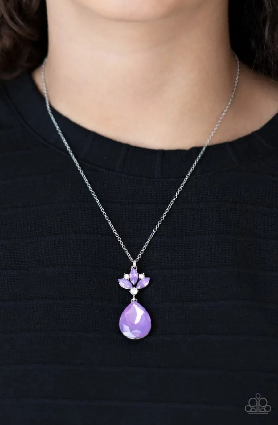 Celestial Shimmer Purple Necklace - Paparazzi Accessories