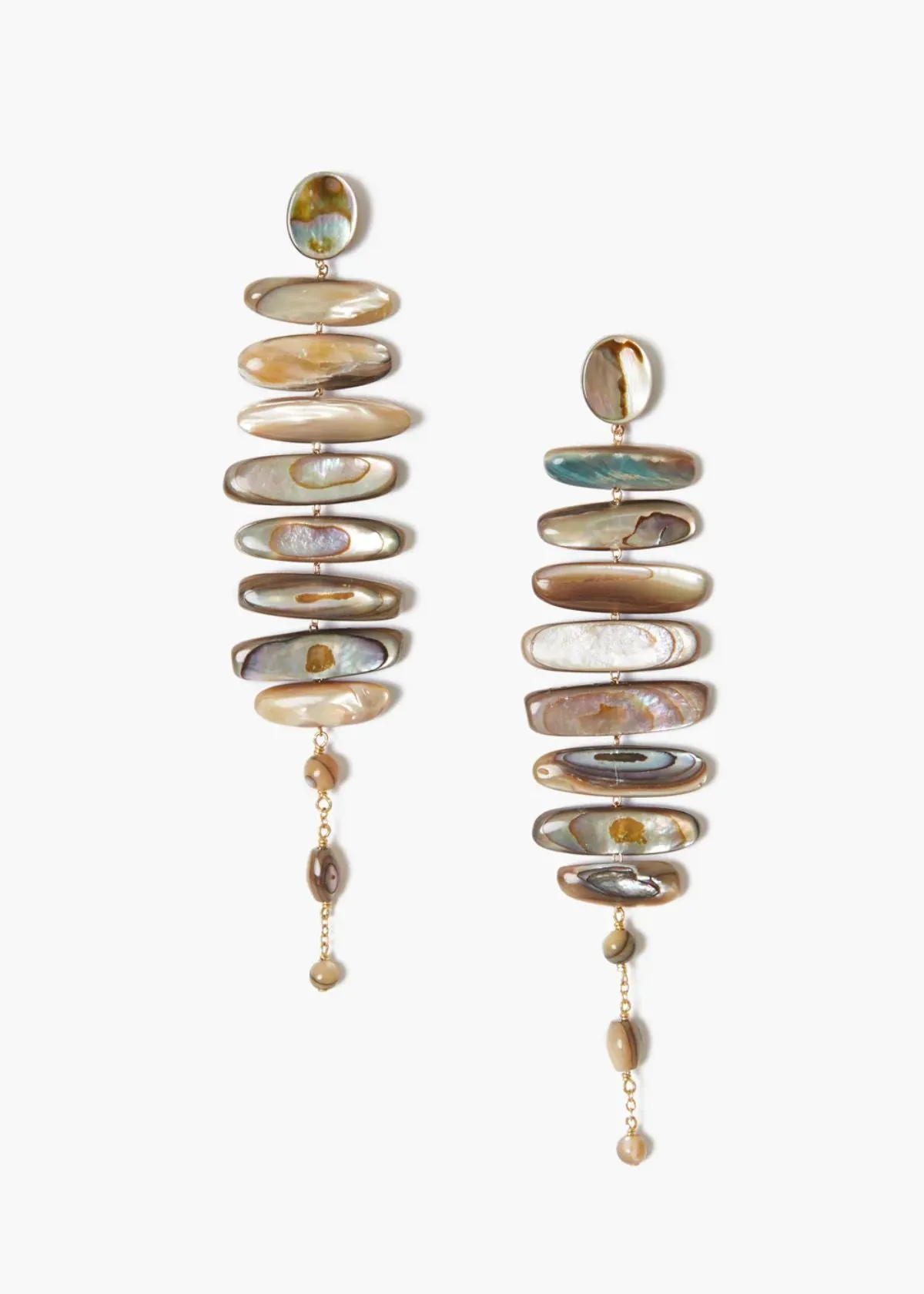 CHAN LUU Mizumi Abalone Earring