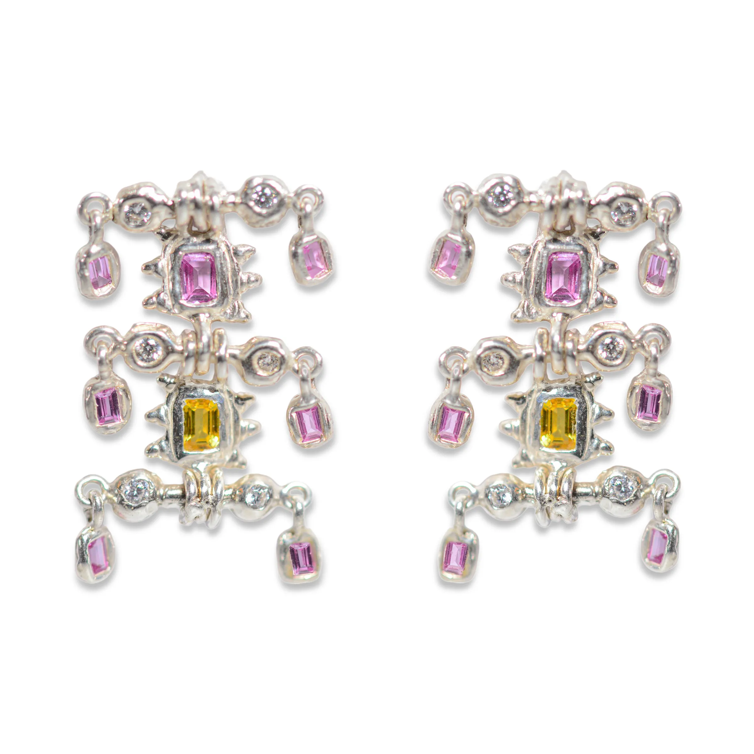 Chandelier Sapphire Studs