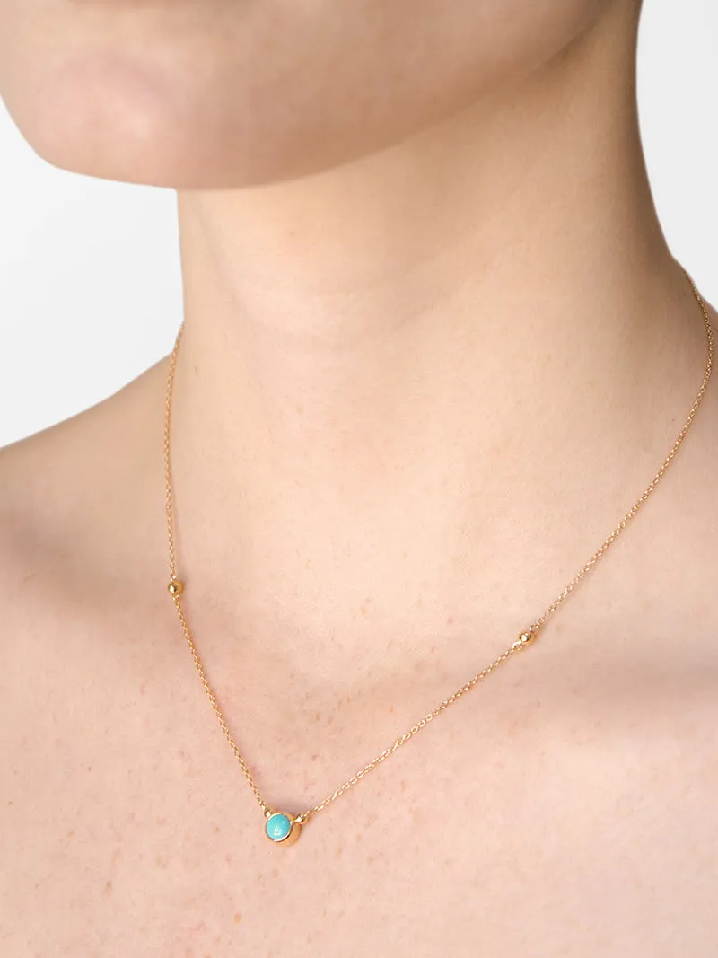 Dew Drop Bonheur Birthstone Necklace