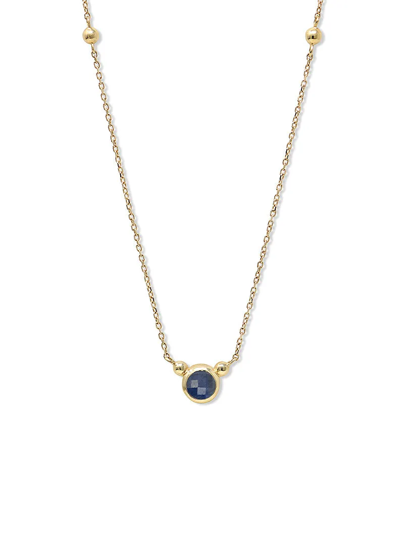 Dew Drop Bonheur Birthstone Necklace