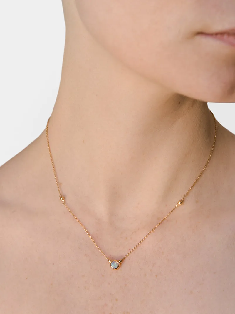 Dew Drop Bonheur Birthstone Necklace