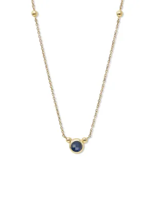 Dew Drop Bonheur Birthstone Necklace