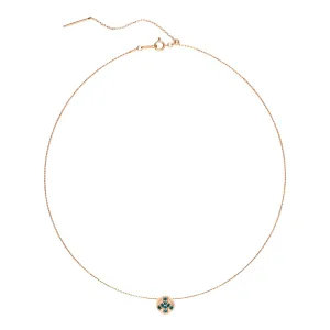 Diamond & Gemstone Peace GemDropp Necklace