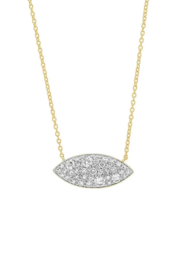 Diamond Evil Eye Necklace