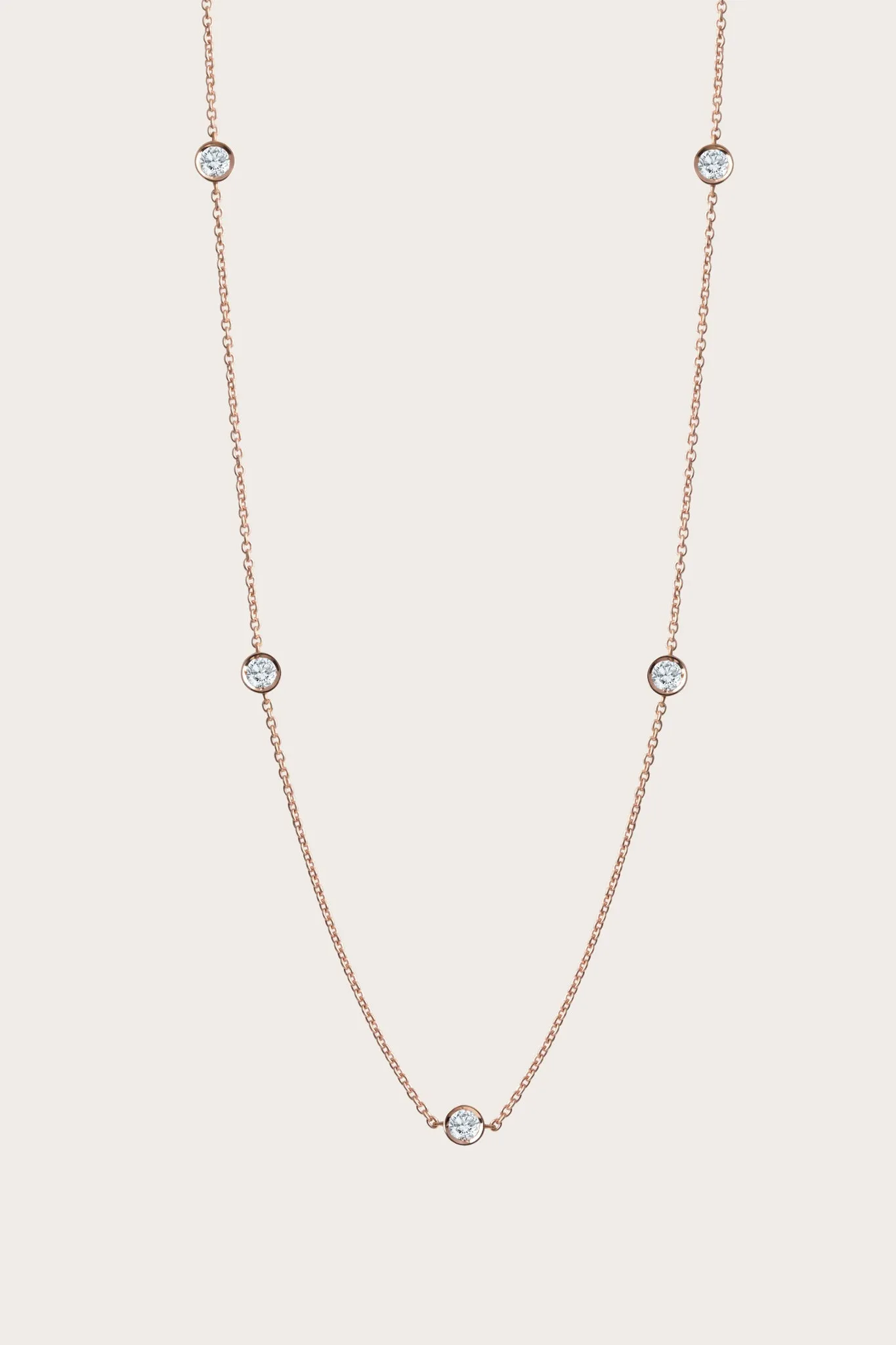 Diamond Station Necklace