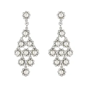 Dramatic in Pearls Earrings