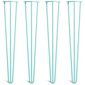 Duck Egg Blue Hairpin Legs