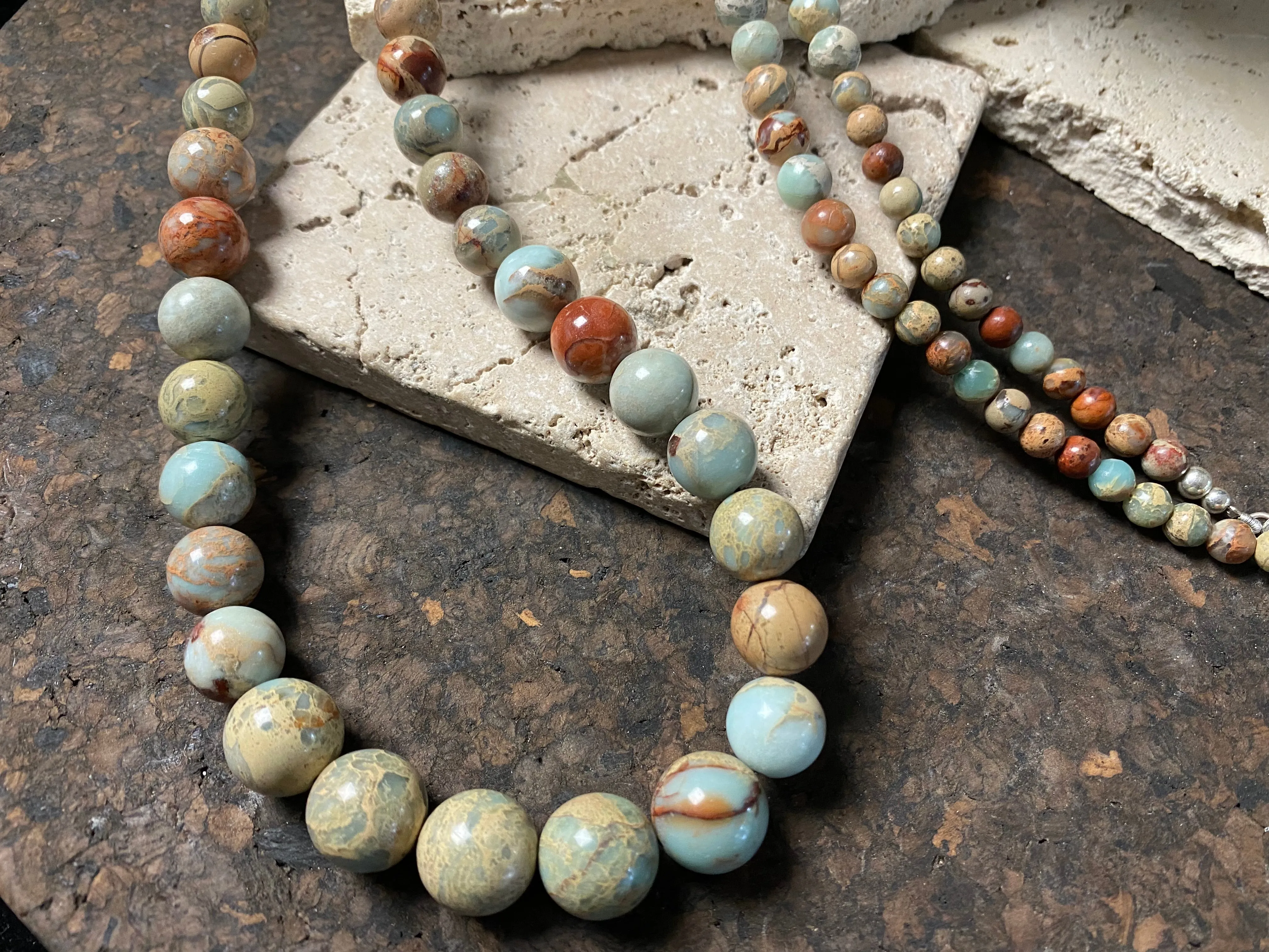 Ethiopian Opal Long Necklace