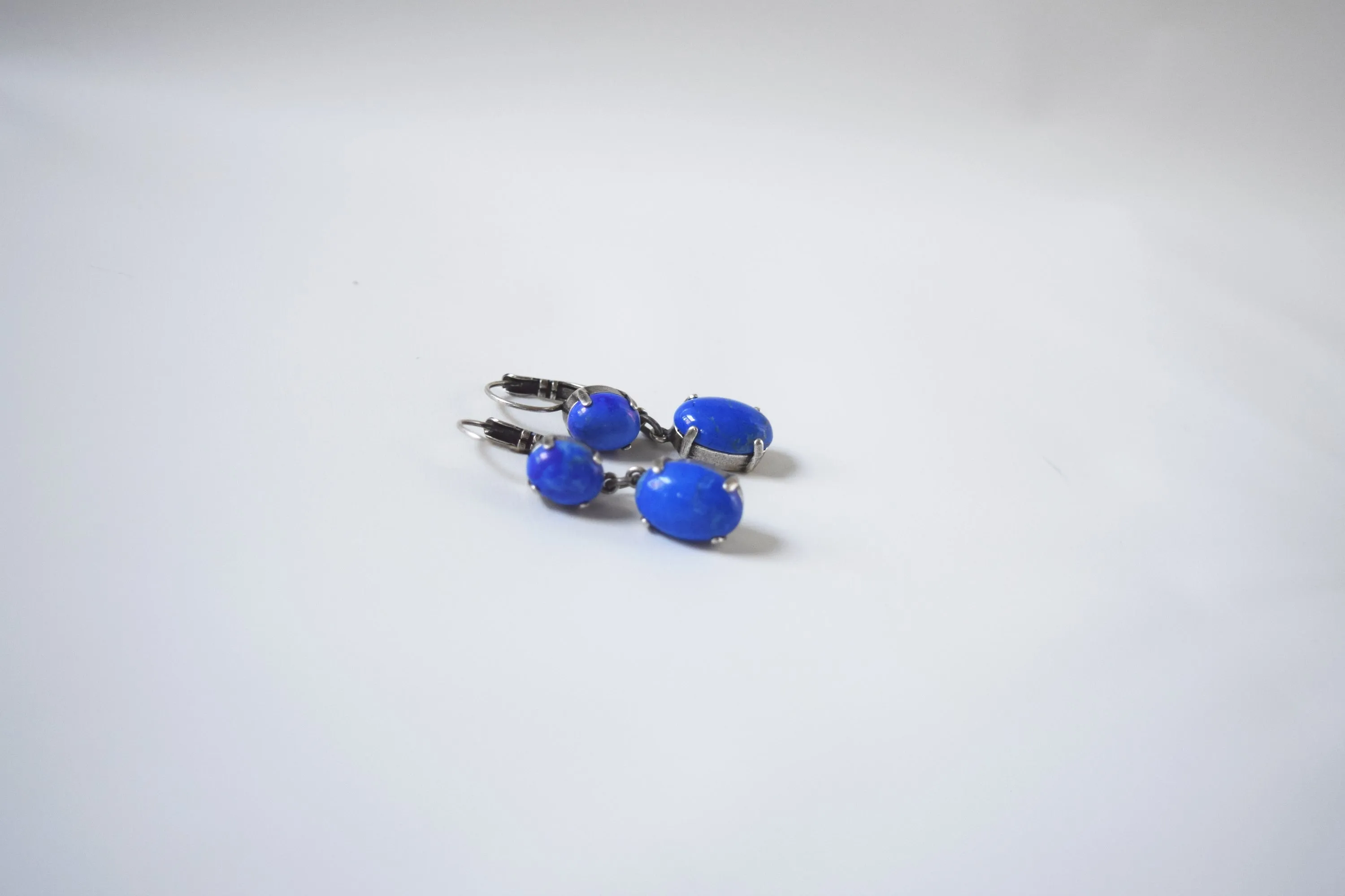 Faux Lapis Lazuli Dangles