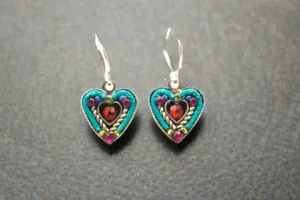 Firefly Jewelry  Heart Within A Heart Earring-7717MC